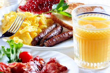 Frühstück kann sehr belastend am Morgen sein....
