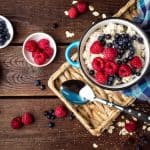 Rezept für Porridge mit Waldbeeren
